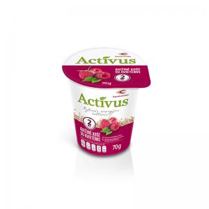 Košė greito paruošimo ACTIVUS avižinė su aviečių gabaliukais 60 g