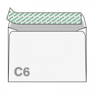 Vokai POSTFIX, C6, 114 x 162 mm, 1000 vnt.