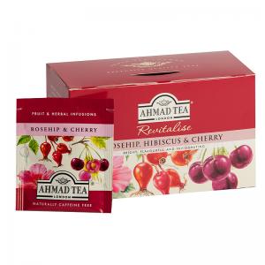 Arbata AHMAD ROSEHIP & CHERRY 20 vokelių po 2g