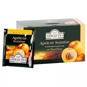 Arbata AHMAD ALU APRICOT, 20 vokelių su siūlu po 2 g