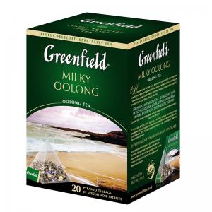Žalioji arbata GREENFIELD MILKY OOLONG, maišeliais, 20 x 1,8 g