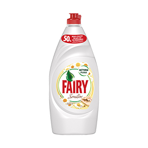 Indų ploviklis FAIRY Chamomile & Vitamine E, 900 ml