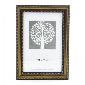 Nuotraukų rėmelis, plastikinis, A4, 21x29,7 cm, rudos sp. su ornamentu