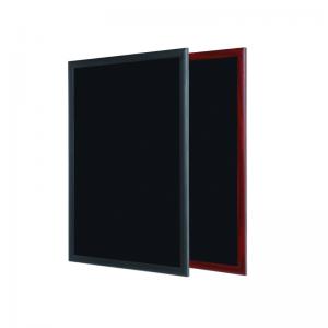 Juoda kreidinė lenta BI-OFFICE 120x90, juodas medinis rėmas