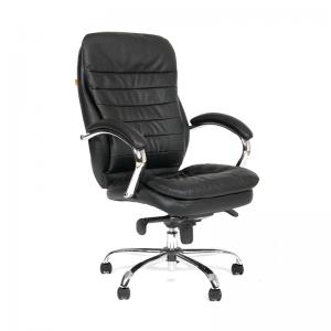 Odinė vadovo kėdė CHAIRMAN 795, juoda sp.