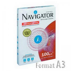 Biuro popierius NAVIGATOR PRESENTATION, A3, 100 g/m2, 500 lapų