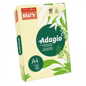 Spalvotas popierius REY ADAGIO 03, A4, 80 g/m2, 500 lapų, kanarėlių pastelinė geltona