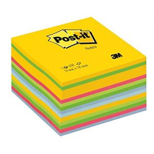 Lipnūs lapeliai Post-it® Ultra, 76x76mm, 450lapelių, neoninių ryškių spalvų