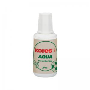 Korekcinis skystis KORES AQUA, 20 ml, su teptuku