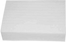 Lapeliai užrašams College, 80x120mm, 250 lapų, klijuoti, linijomis