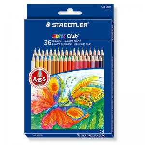 Spalvoti pieštukai STAEDTLER Noris Club 144, 36 spalvų.