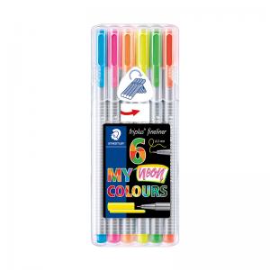 Flomasterio-tipo rašiklių rinkinys STAEDTLER TRIPLUS™ NEON COLOURS, 0,3 mm