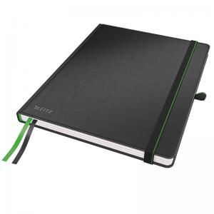 Sąsiuvinis Leitz Complete, iPad dydžio, 80 lapų langeliais, juodos spalvos