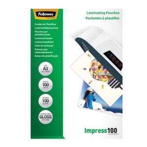 Laminavimo vokeliai FELLOWES, 100 mic, A3, 100 vnt