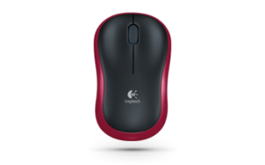 Belaidė optinė LOGITECH M185, raudona sp.