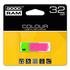 Atmintinė USB 2.0 COLOUR MIX, 32GB