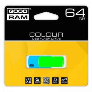 Atmintinė USB 2.0 COLOUR MIX, 64GB
