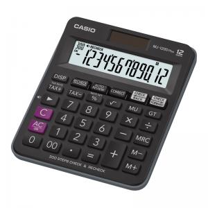 Stalinis skaičiuotuvas CASIO MJ-120D+, 126.5 x 148 x 28.6 mm