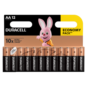 Baterijos DURACELL AA, LR6, 12vnt