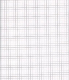 Rašomasis popierius College, A4, 60g, 5x5 langeliais, su perforacija, 100 lapų