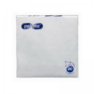 Servetėlės PALOMA EXCLUSIVE 33 x 33cm baltos 20 vnt.