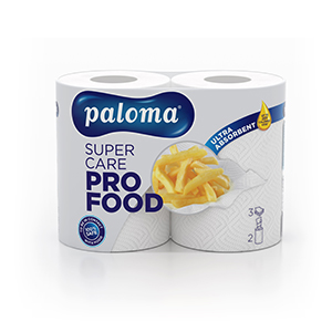 Popierinis rankšluostis PALOMA SUPER CARE PRO FOOD, 2 vnt.