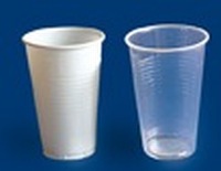 Vienkartinės stiklinės, 200 ml, 100 vnt., permatomos