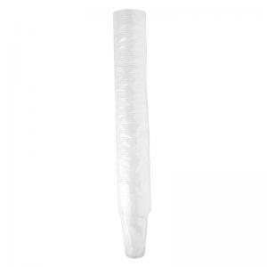 Vienkartinės stiklinės, 200 ml, 100 vnt., balta sp.