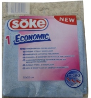 Mikropluošto šluostė SÖKE ECONOMIC, universali, 32 x 32 cm