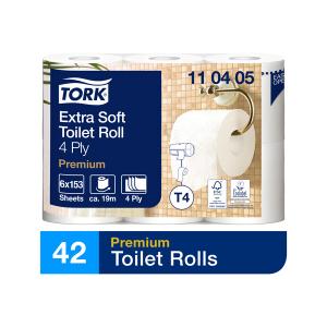 Tualetinis popierius TORK Premium Extra Soft Conventional T4, 4 sl., 9.7cmx19.1m, 110405, 6 vnt./pak.