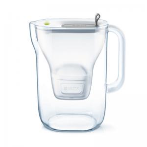 Vandens filtras-ąsotis BRITA Style XL 3.6L pilkas, su vandens filtru MAXTRA+ 1 vnt.
