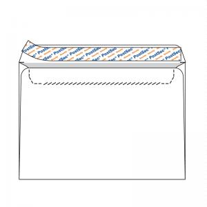 Vokai C5 PostSec, 162x229mm, su nuplėšiama juostele ir apsaugine perforacija, 1000vnt