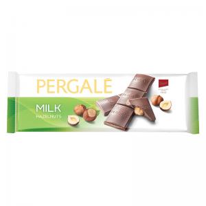 Pieniškas šokoladas PERGALE su riešutais, 250 g