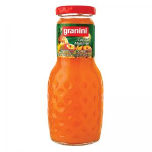 Multivitaminų nektaras GRANINI, 0.25L, stiklinis butelis D
