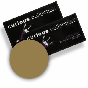 Dekoratyviniai vokai Curious Gold Leaf, C65, 110x220mm, 120g, 20vnt