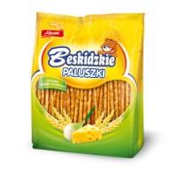 Šiaudeliai AKSAM, su sūriu ir svogūnais, 220 g