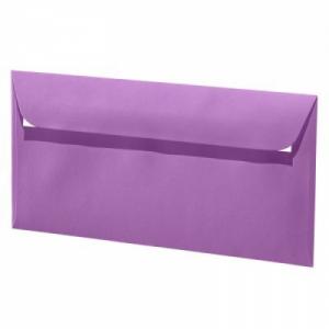 Dekoratyvinis vokas Paper Poetry C65, 114x224mm, 100g, alyvinės spalvos, 1vnt