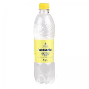 Stalo vanduo FULDATALER, silpnai gazuotas, citrinų skonio, 0,5 l PET D