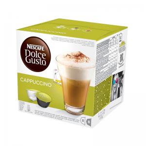Kavos kapsulės NESCAFE Dolce Gusto Cappuccino, 186.4 g, 16 vnt./pak.