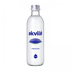 Natūralus mineralinis vanduo AKVILĖ, negazuotas, stiklinėje taroje, 0,33 l