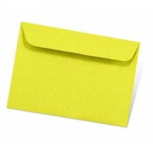 Dekoratyvinis vokas Paper Poetry C6, 114x162mm, 100g, laimo spalvos, 1vnt