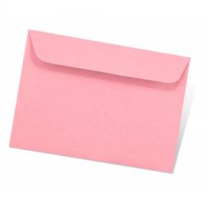 Dekoratyvinis vokas Artoz C6, 114x162mm, 100g, šviesiai rožinės spalvos, 1vnt