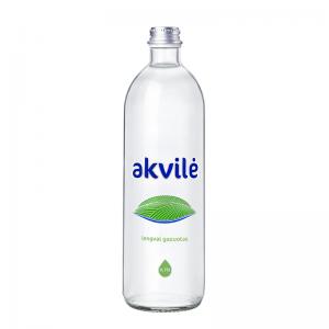 Natūralus mineralinis vanduo AKVILĖ, lengvai gazuotas, stiklinėje taroje, 0,75l