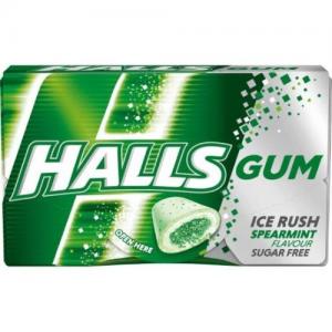 Kramtomoji guma HALLS mėtų skonio, 18g