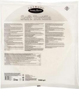 Kvietiniai paplotėliai, TEX MEX, WHEAT TORTILLA 12, 1080 g