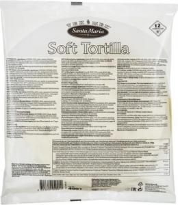Paplotėlis, TEX MEX, TORTILLA 8,  12 vnt. 480 g