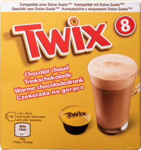 Kakavos kapsulės TWIX, 8 x 17 g