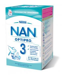 Pieno mišinys vaikams nuo vienerių metų amžiaus NAN OPTIPRO 3, 800g