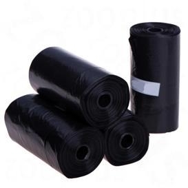 Šiukšlių maišai, 100l LDPE, 35mik, 10vnt., juodos spalvos