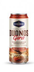 Gira GUBERNIJA, Duonos, tamsi, kvietinė, 0,5l, skardinė